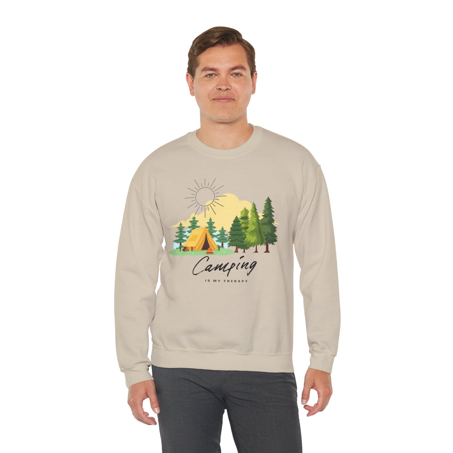 Camping is My Therapy Sweatshirt