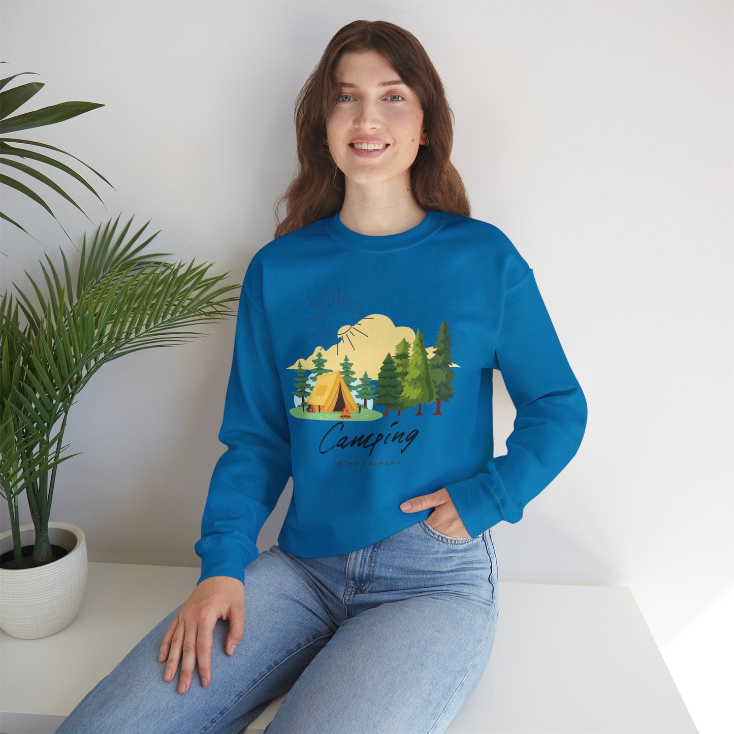 Camping is My Therapy Sweatshirt