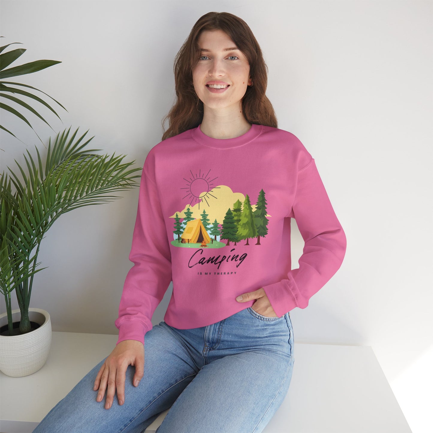 Camping is My Therapy Sweatshirt
