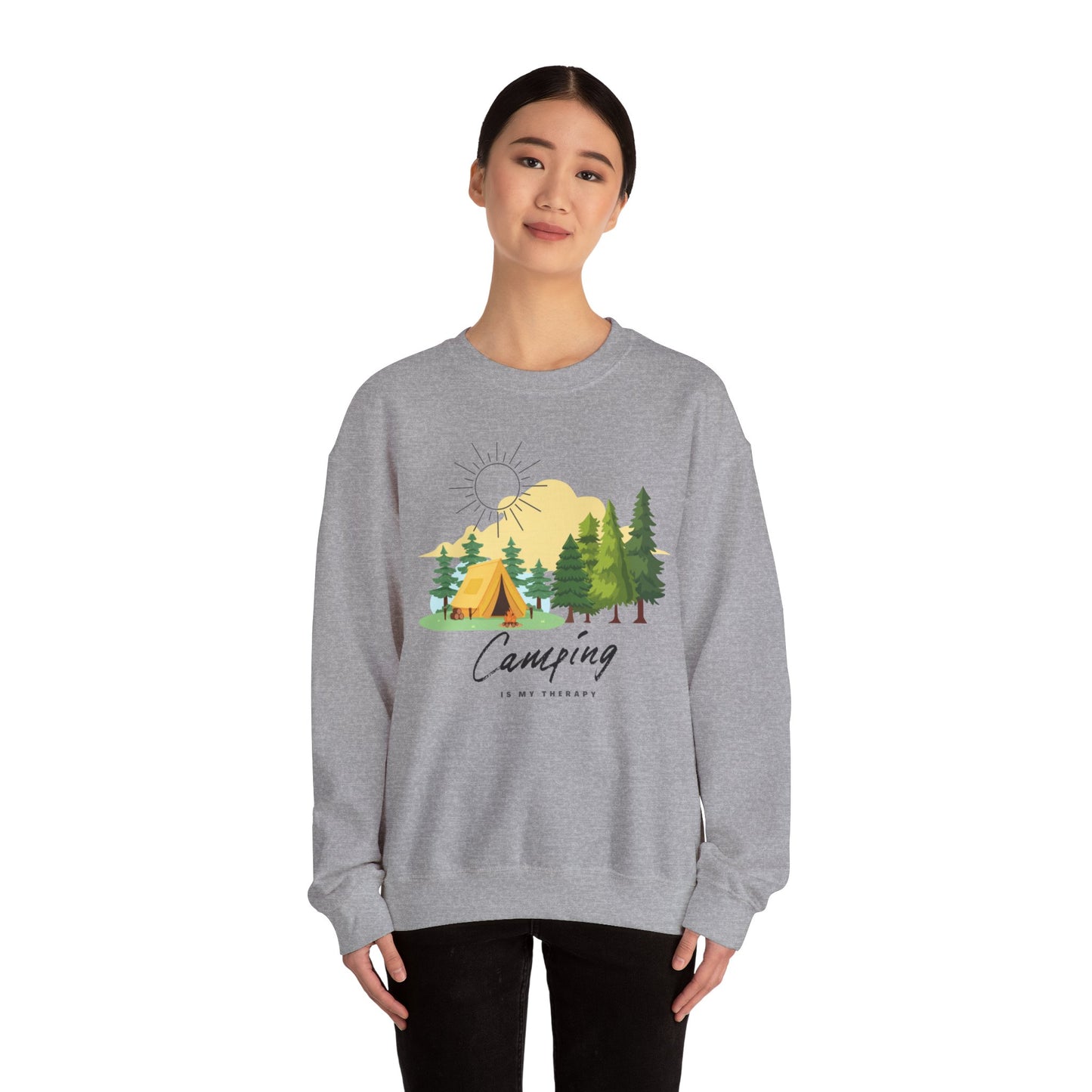 Camping is My Therapy Sweatshirt