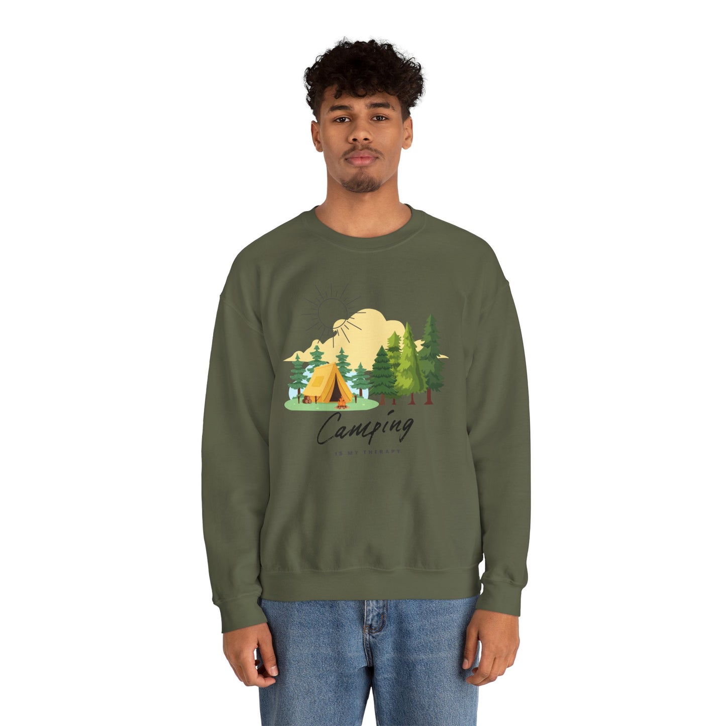 Camping is My Therapy Sweatshirt
