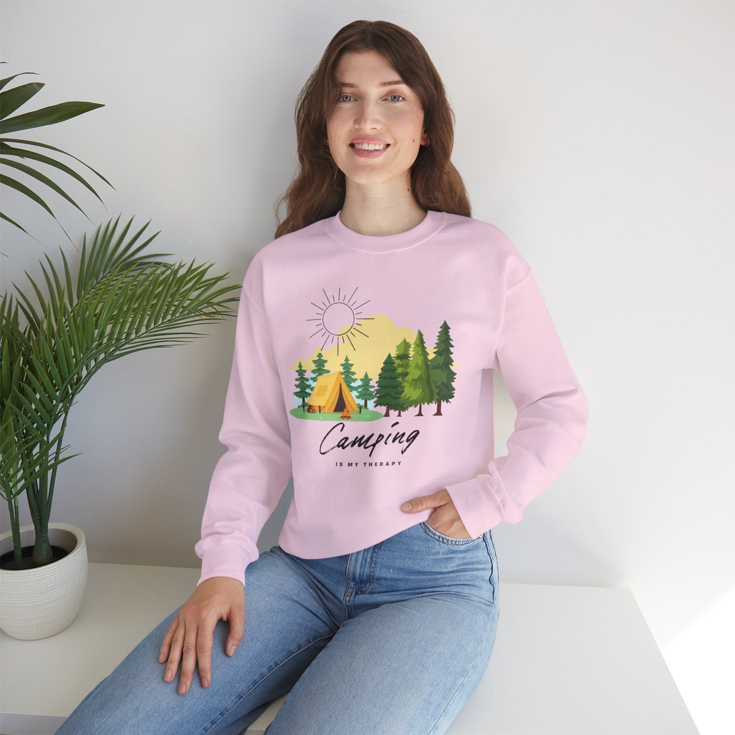 Camping is My Therapy Sweatshirt