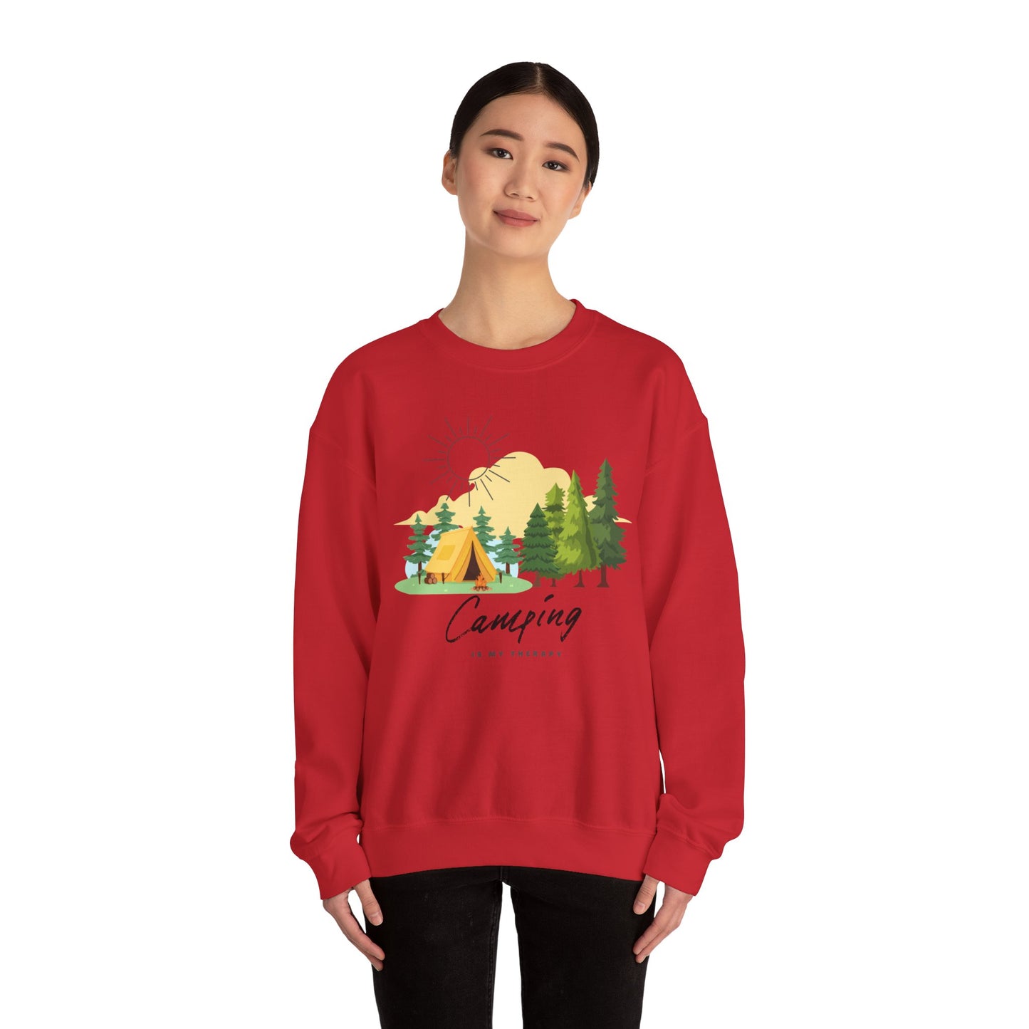 Camping is My Therapy Sweatshirt
