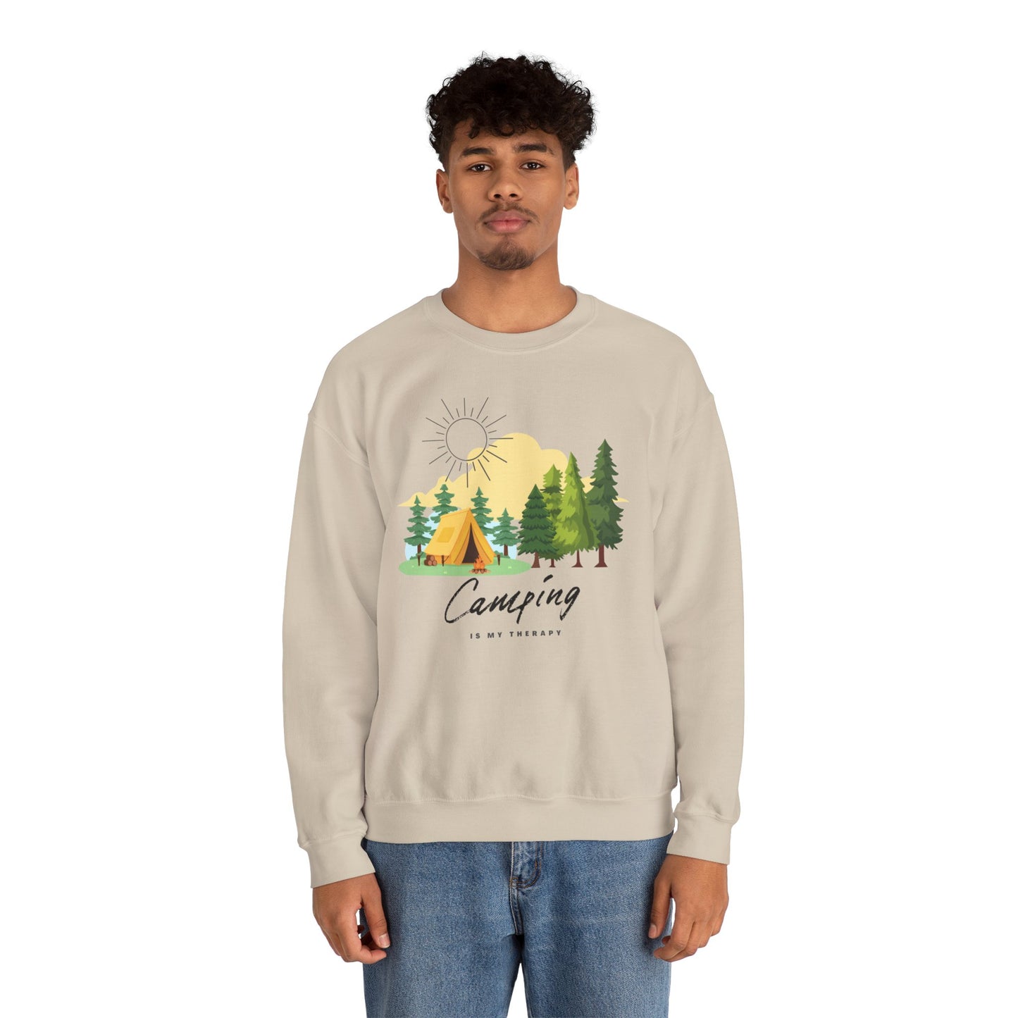 Camping is My Therapy Sweatshirt