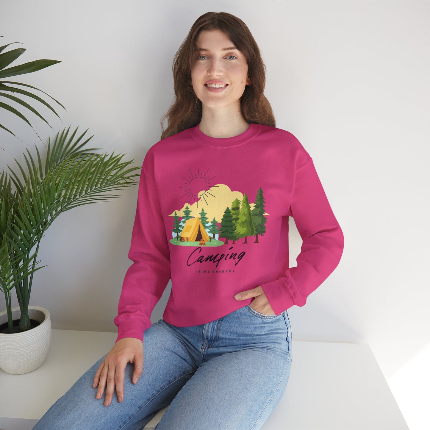 Camping is My Therapy Sweatshirt