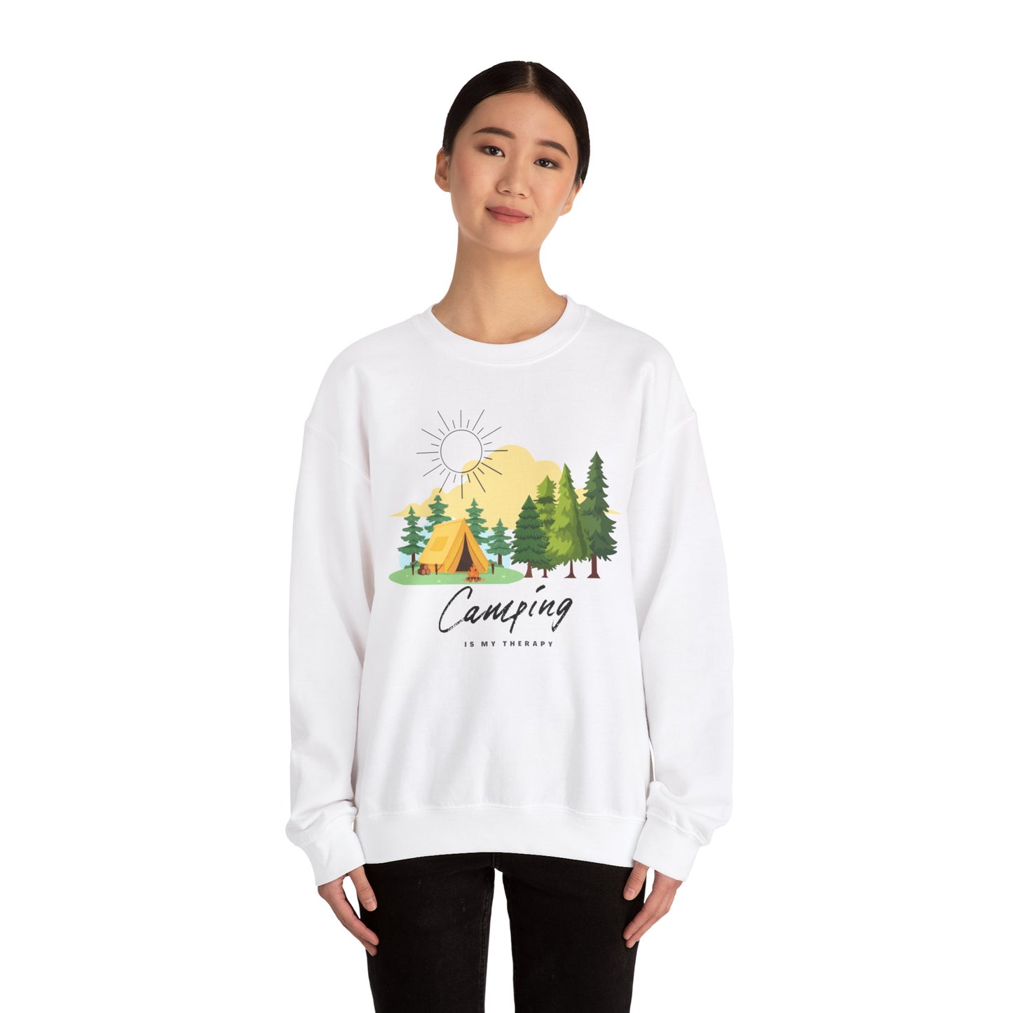 Camping is My Therapy Sweatshirt