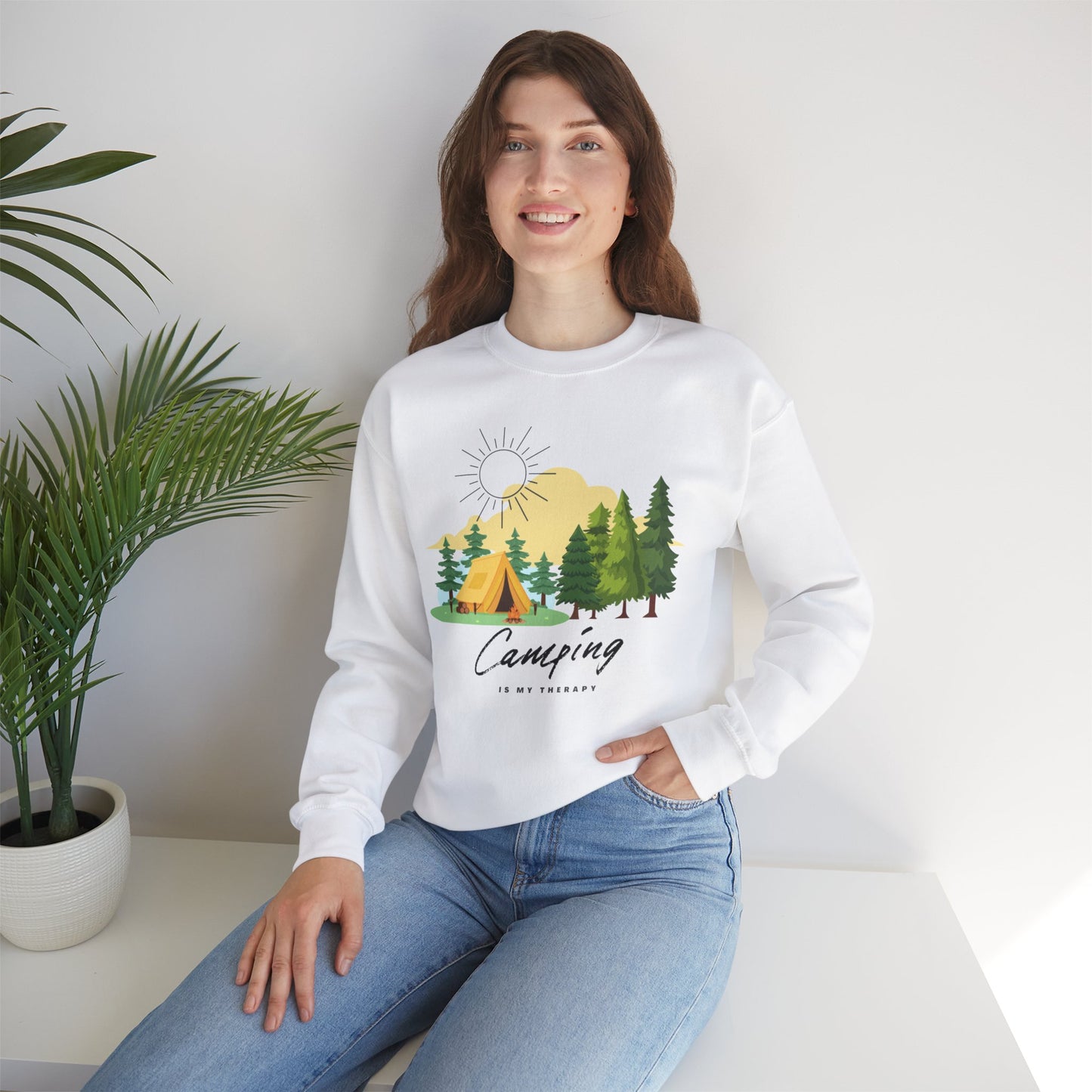 Camping is My Therapy Sweatshirt