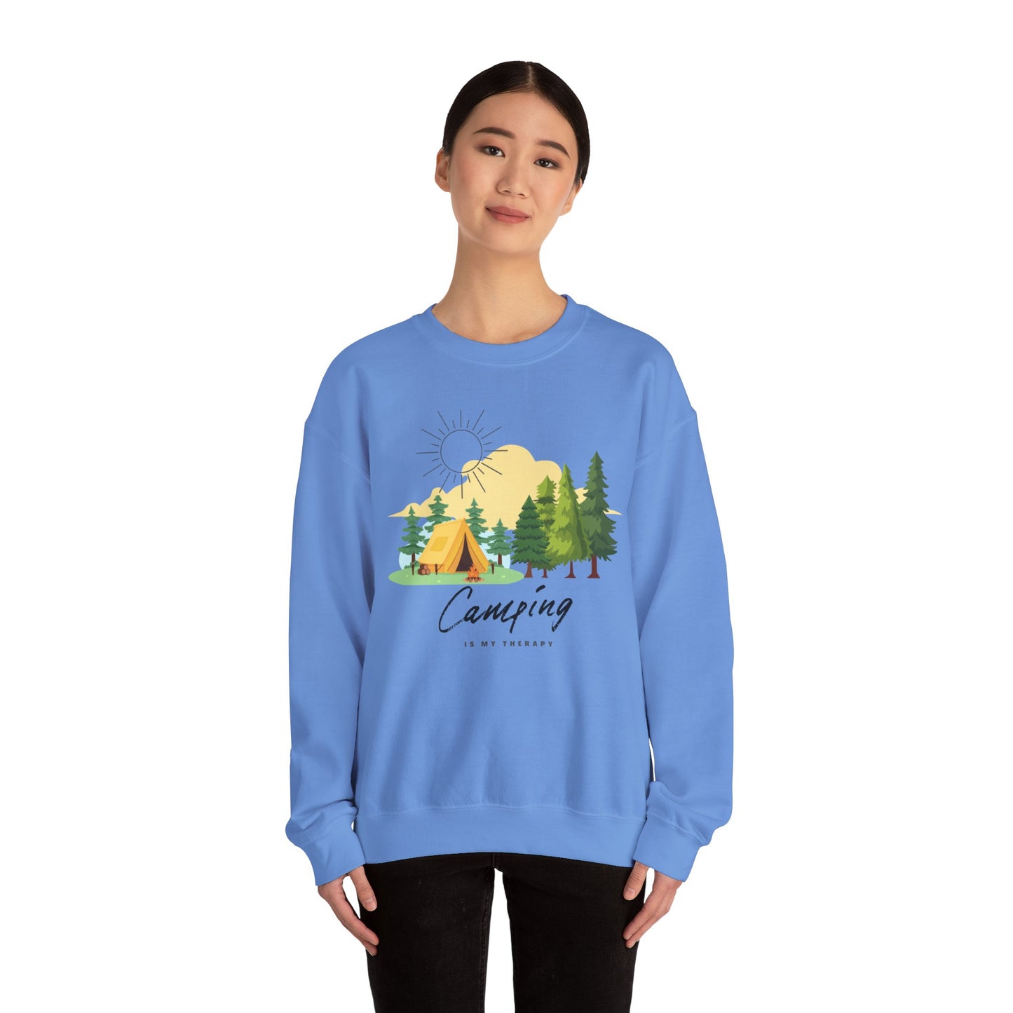 Camping is My Therapy Sweatshirt