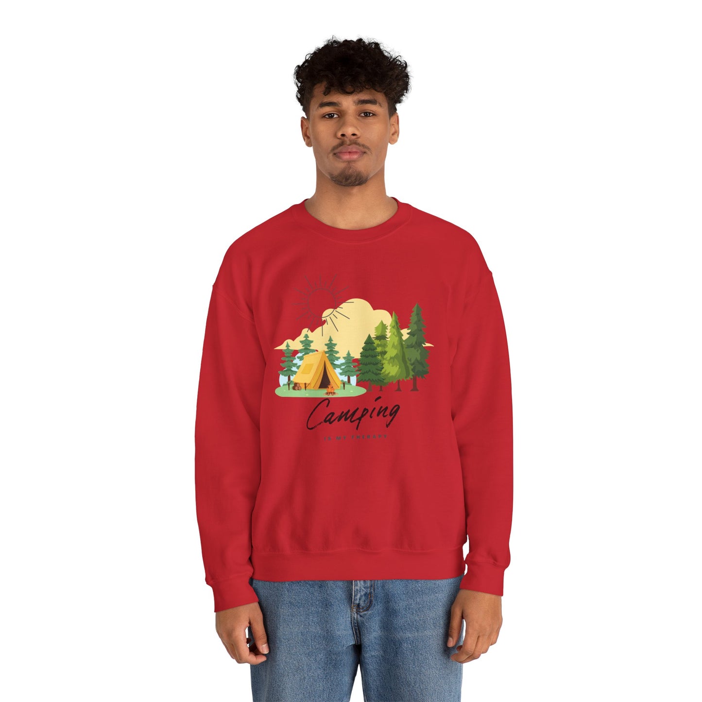 Camping is My Therapy Sweatshirt