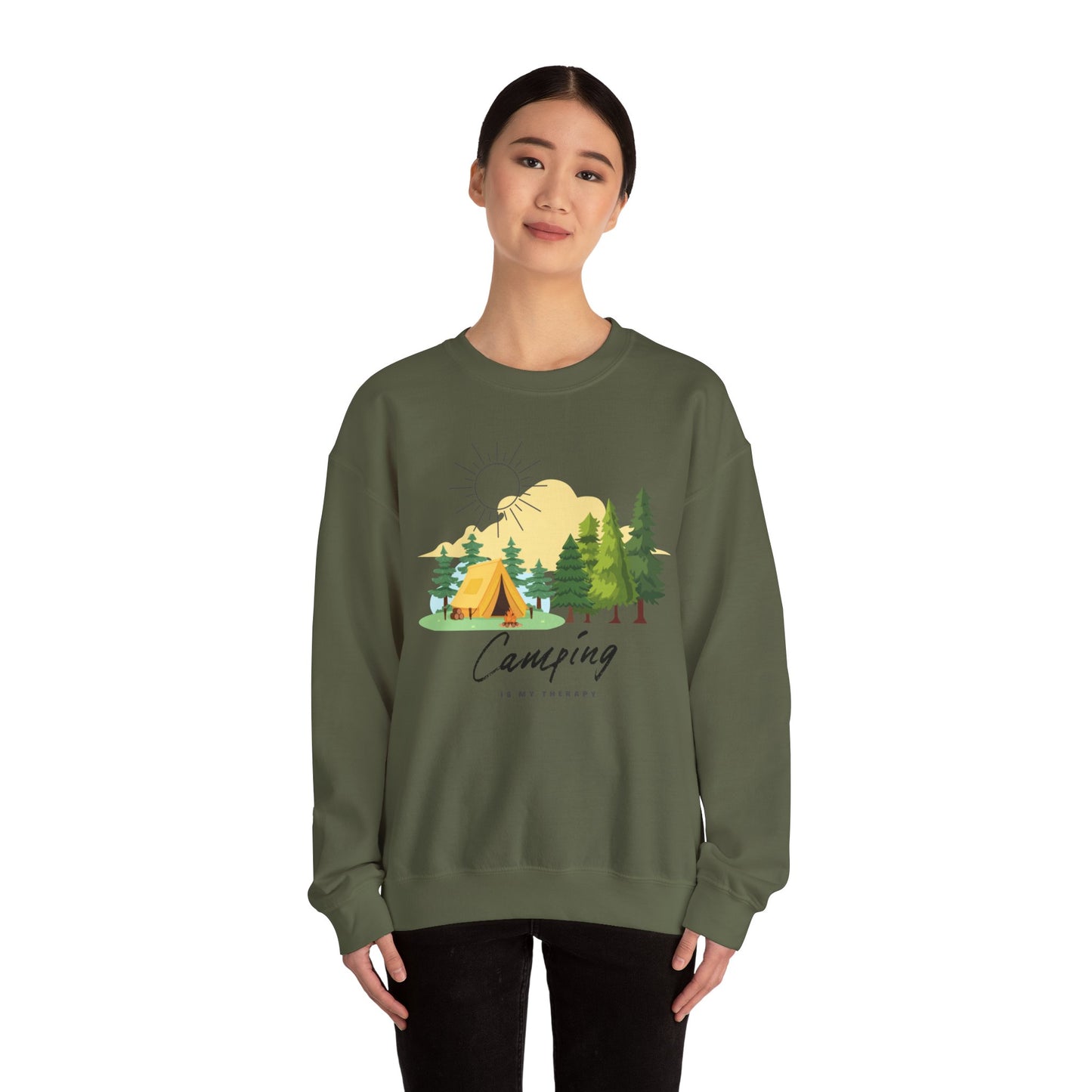 Camping is My Therapy Sweatshirt