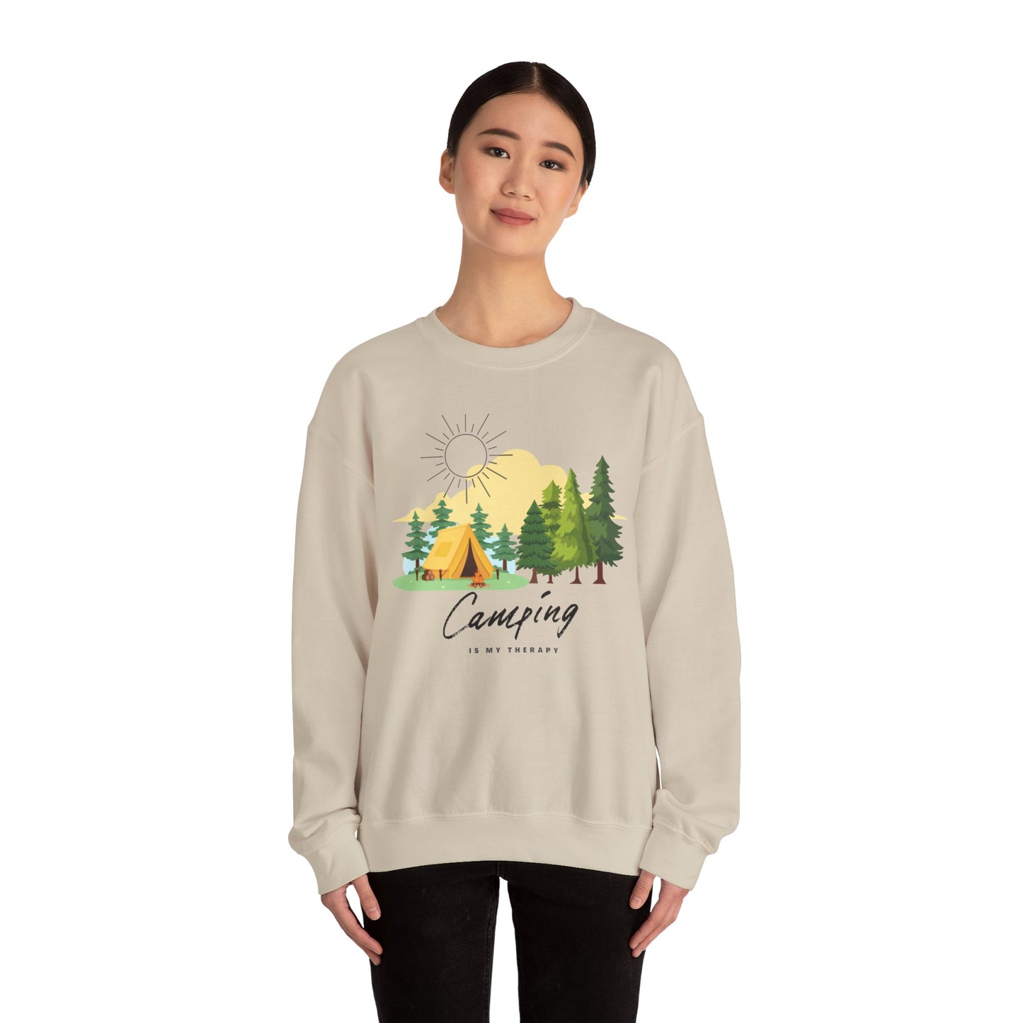 Camping is My Therapy Sweatshirt
