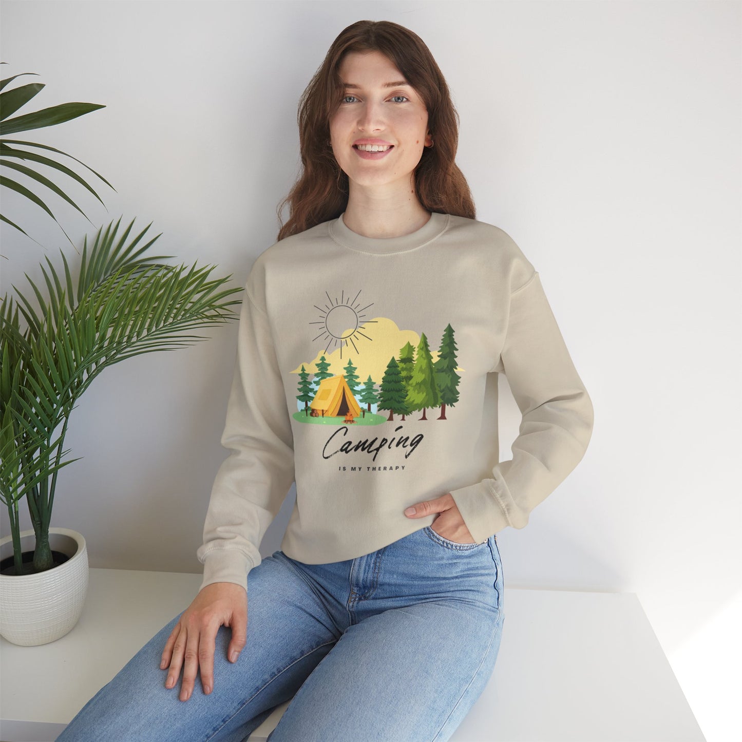 Camping is My Therapy Sweatshirt