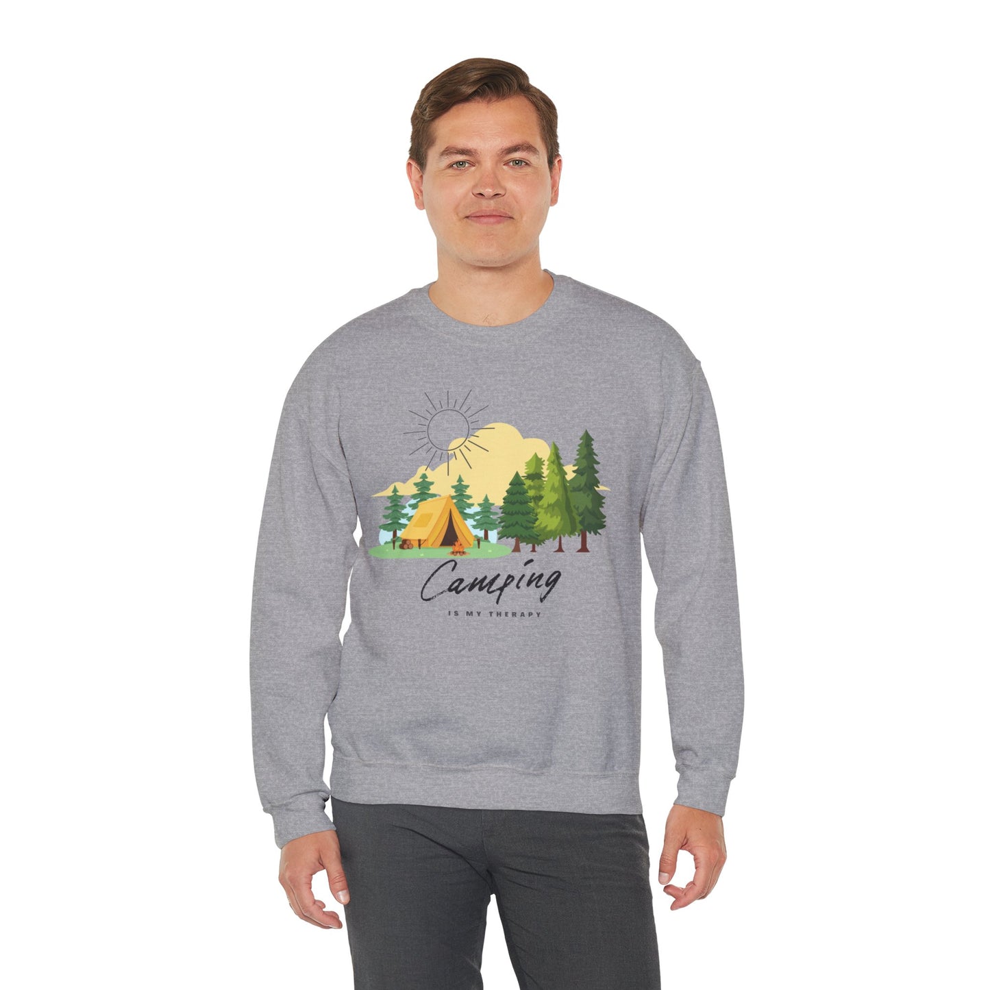 Camping is My Therapy Sweatshirt