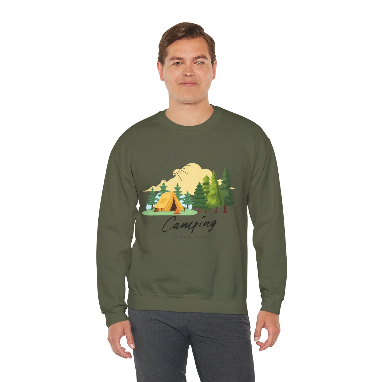 Camping is My Therapy Sweatshirt