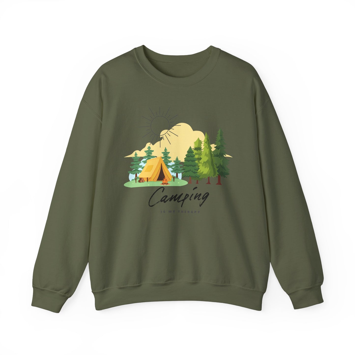 Camping is My Therapy Sweatshirt
