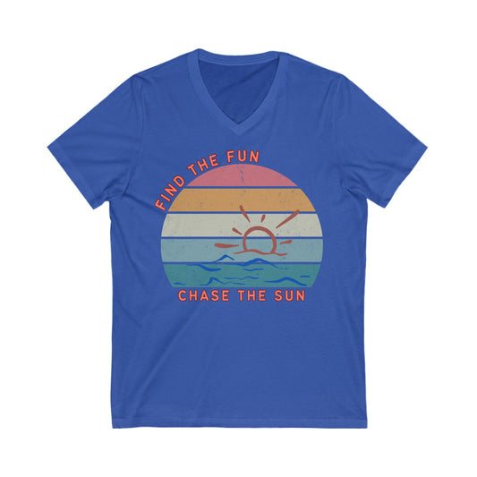 Sunset T-Shirt, V-Neck