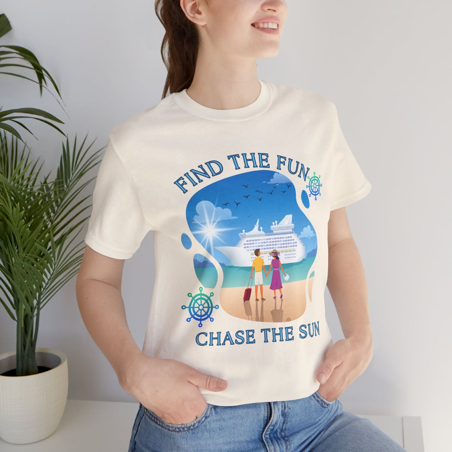 Find the Fun, Cruise Couple Short Sleeve Tee