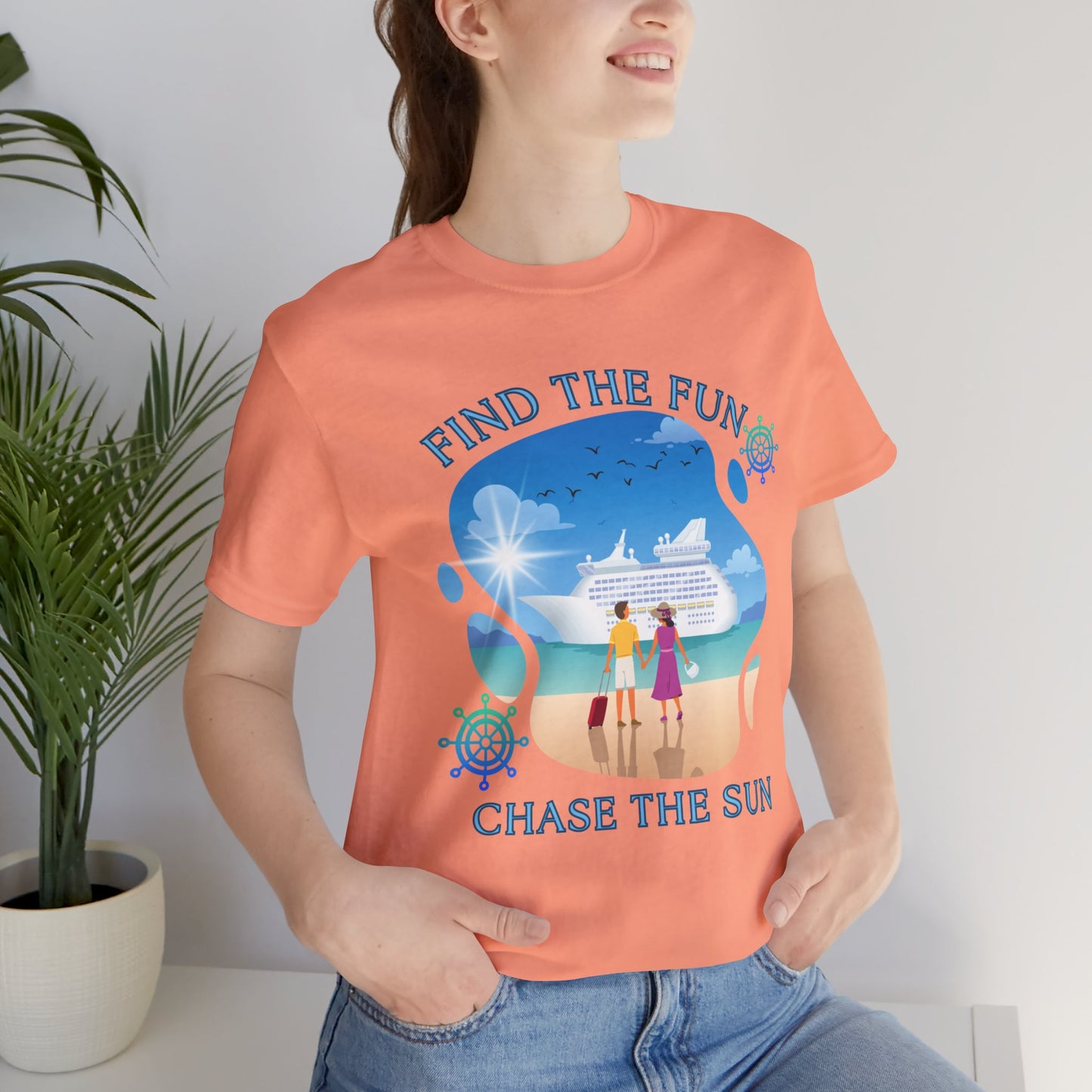 Find the Fun, Cruise Couple Short Sleeve Tee