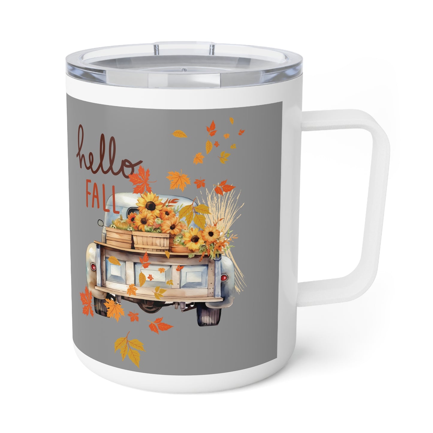 Fall Gift Mug Hello Fall Mug Fall Mug Gift Mug Fall insulated Coffee Mug 10oz