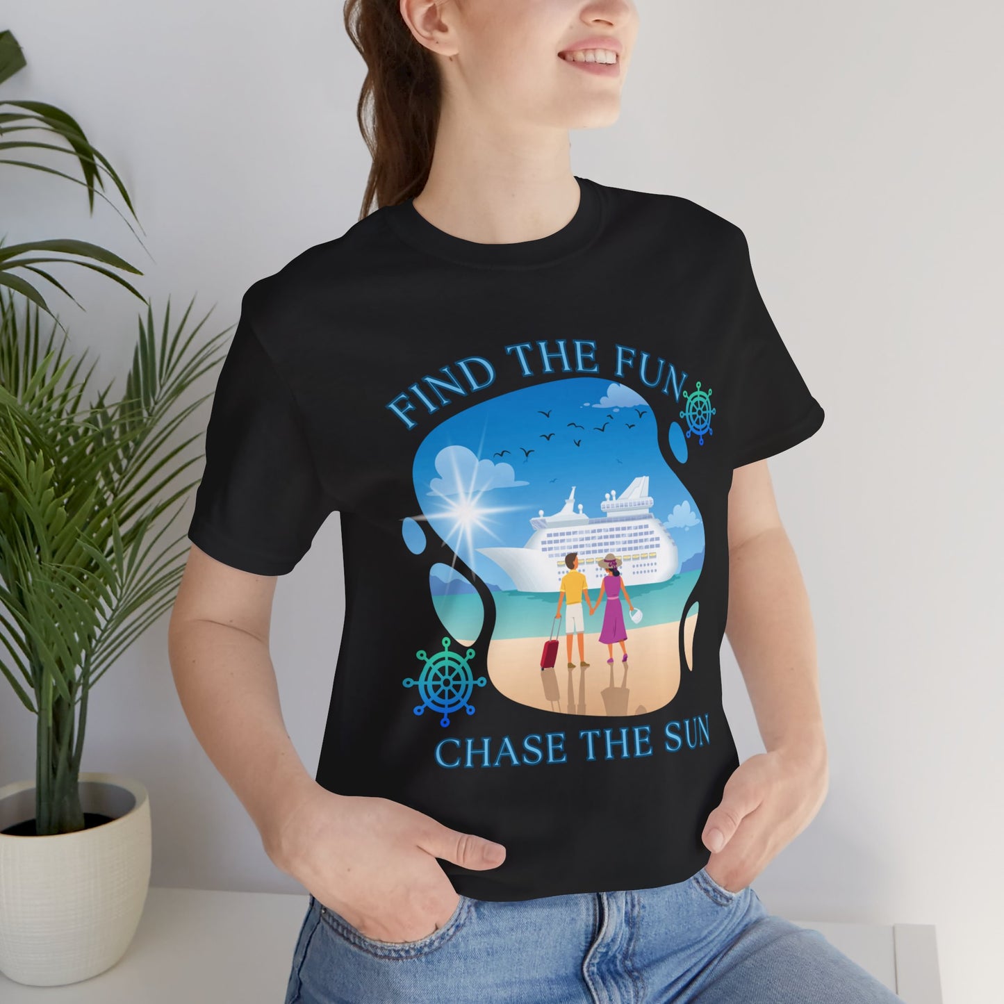 Find the Fun, Cruise Couple Short Sleeve Tee