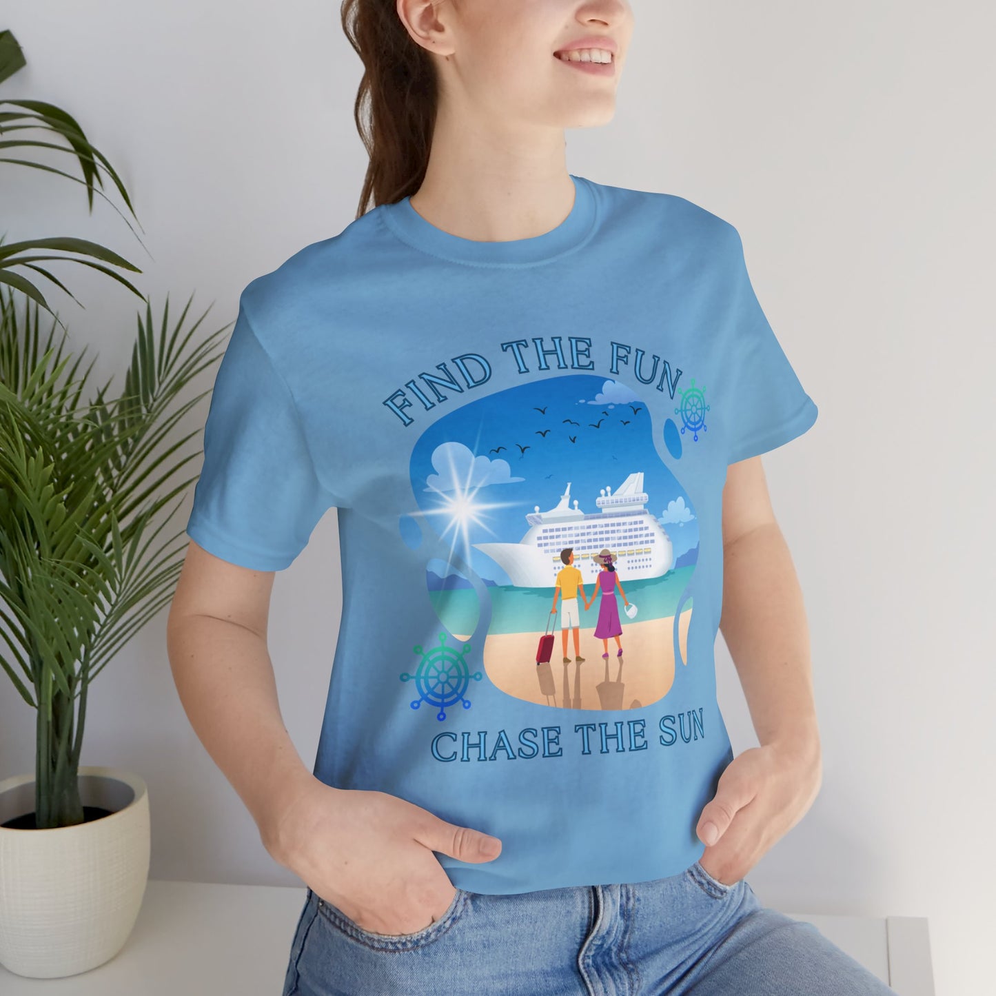 Find the Fun, Cruise Couple Short Sleeve Tee